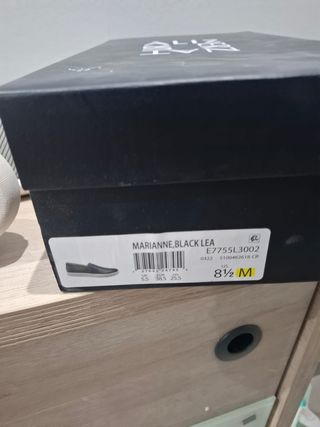 Mocasines Naturalizer Negro Talla 38.5.