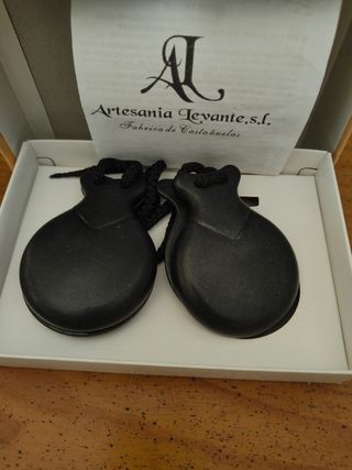 Castañuelas Artesania Levante Negras