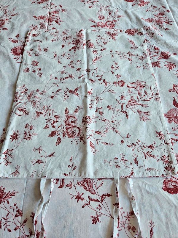 Funda Nórdica Estampada Flores Rojas