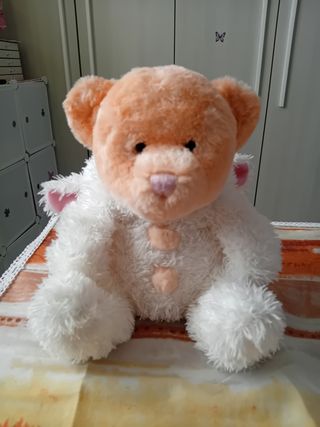 Peluches orso travestito da agnello 22cm anni 80