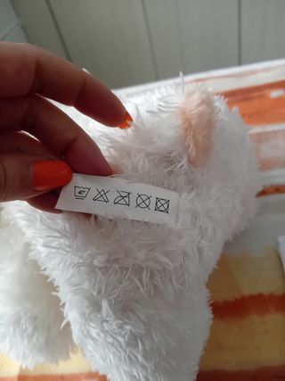 Peluches orso travestito da agnello 22cm anni 80