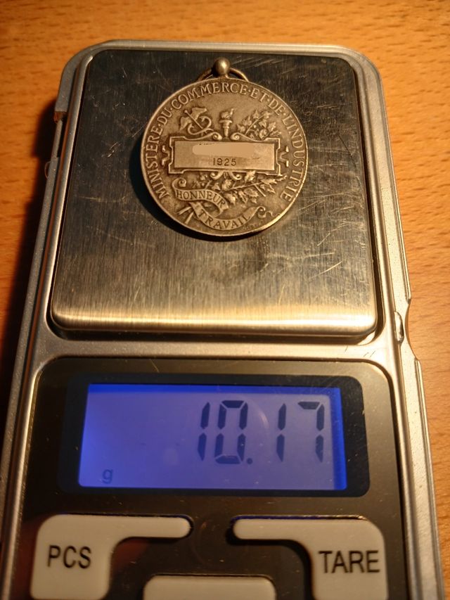 Medalla Francesa 1925