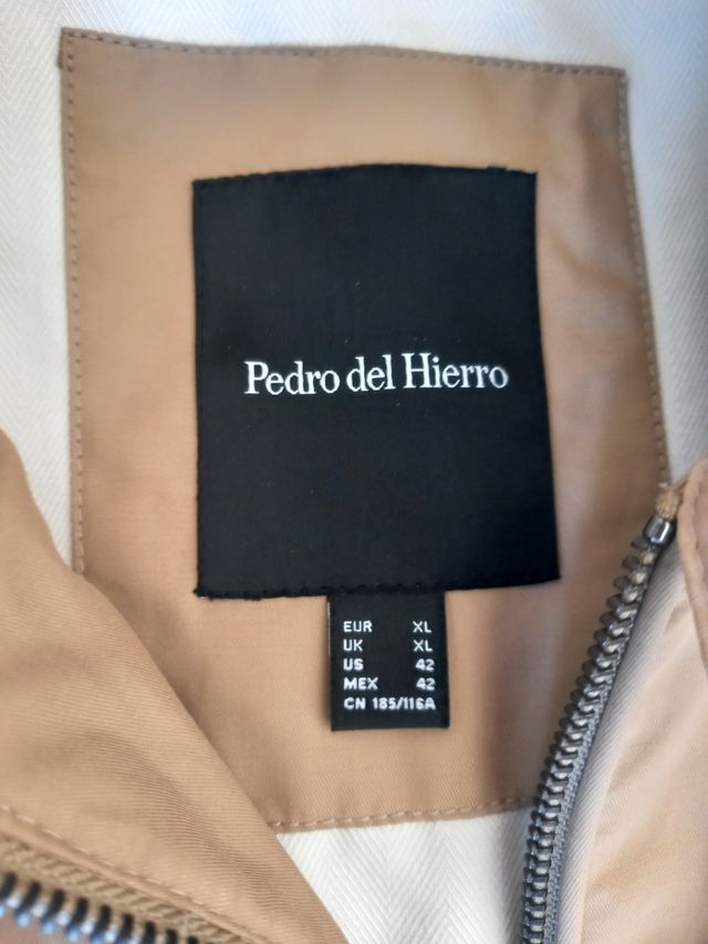 Cazadora Bomber Pedro del Hierro Camel Talla XL