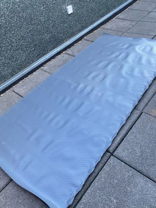 Suelo de goma aislante impermeable 3x1,40 m