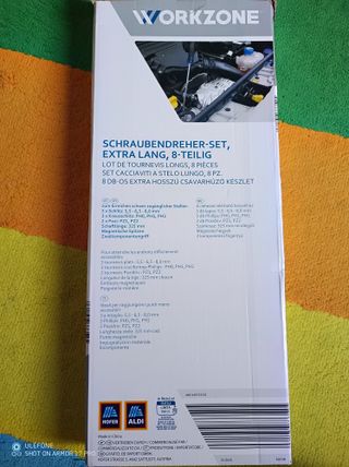 Set cacciaviti extra lunghi