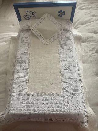 Colcha de lino para Nancy
