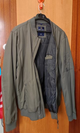 Chaqueta Bomber Green Coast Verde Oliva Talla XL