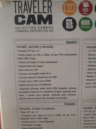 Phoenix Traveler Cam HD Cámara Deportiva