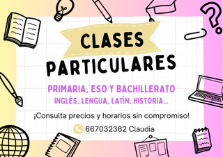 CLASES PARTICULARES Lengua, Inglés...