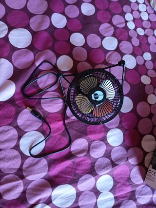 Mini ventilador Equation negro