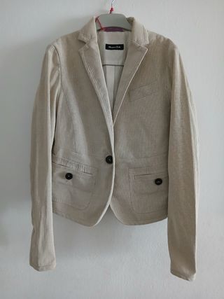 Blazer Massimo Dutti Beige