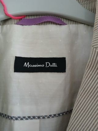 Blazer Massimo Dutti Beige