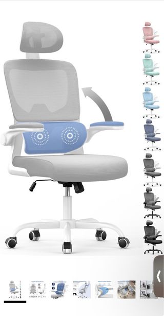 Silla ergonómica de escritorio Nueva y montada