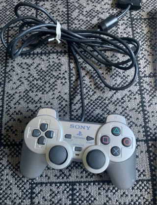 PlayStation 2 PS2 Slim Argento + controller argent