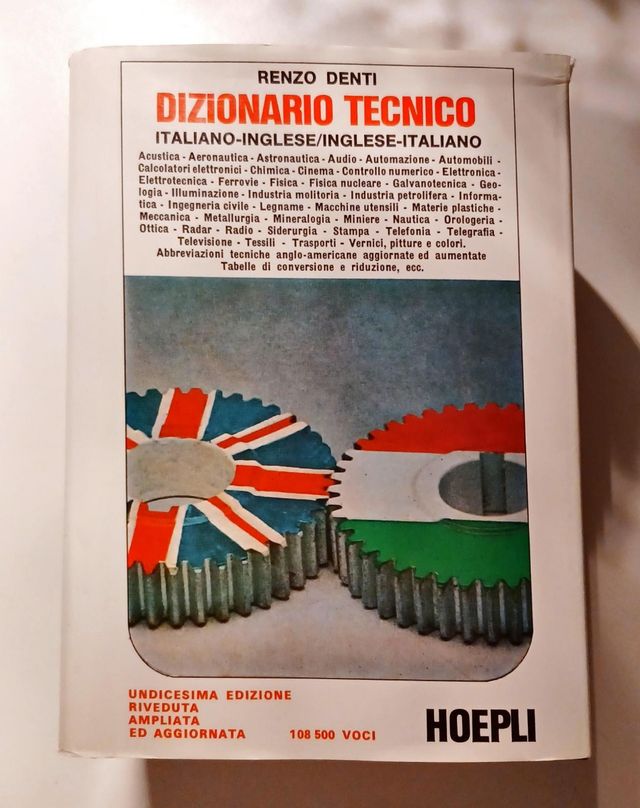 Dizionario Tecnico Italiano Inglese