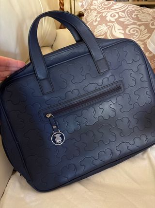 Maletín Tous Azul para Ordenador/Documentos