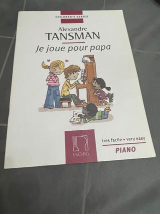 Je joue pour papa libro de música