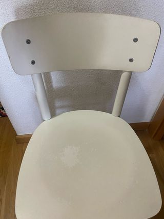 Sillas de cocina Ikea blancas 4 unidades