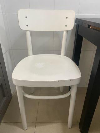 Sillas de cocina Ikea blancas 4 unidades