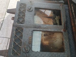 Estufa de leña forja