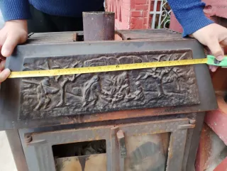 Estufa de leña forja