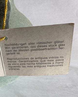 Reproducción arqueológica cristal