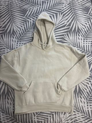 Sudadera color crema XS