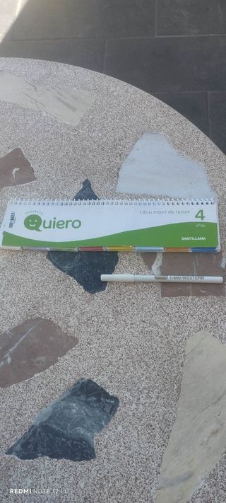 Libro móvil de letras