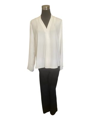 Blusa Reiss Blanca Manga Larga