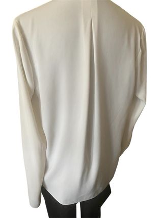 Blusa Reiss Blanca Manga Larga