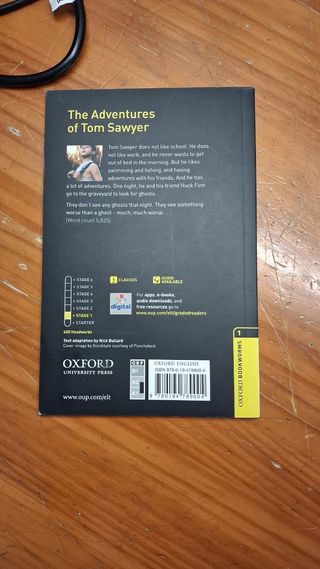 Oxford Book Wormsrary 1: Adventure Of Tom Sawyer