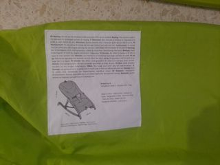 Hamaca mecedora bebé Chicco verde