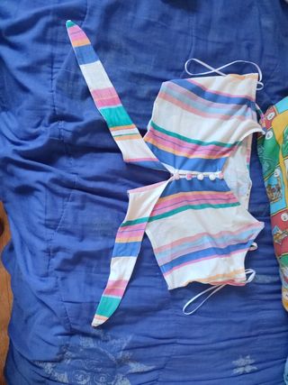 Top de rayas multicolor