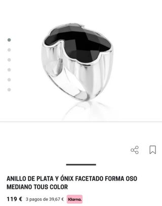 Anillo Tous
