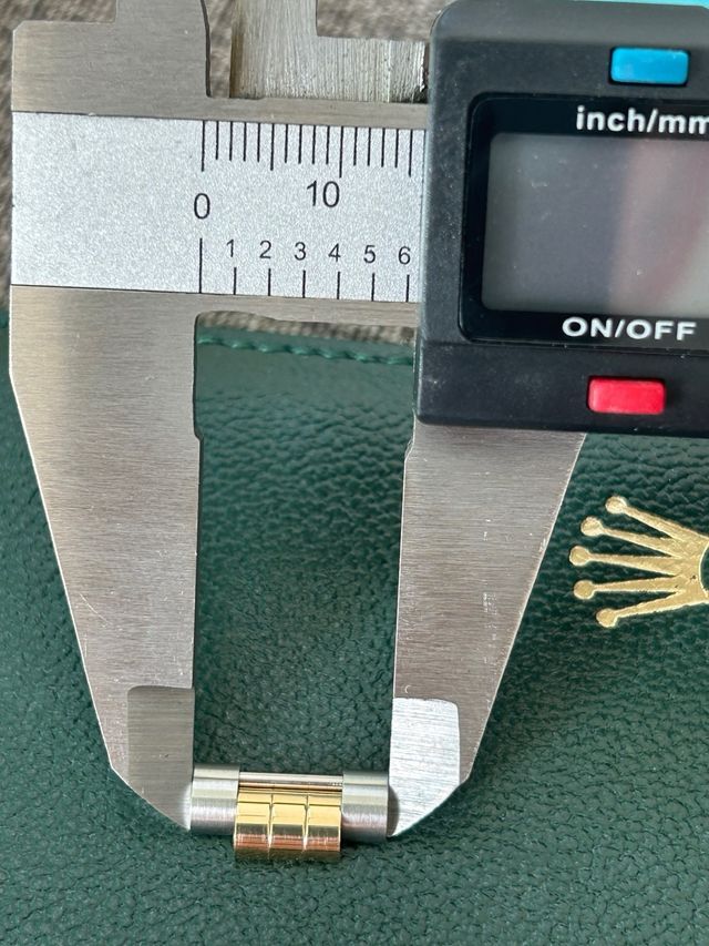 Eslabón Rolex Oyster Oro 18kt y Acero