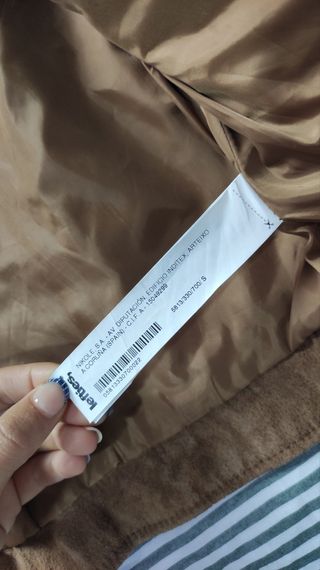 Chaqueta Lefties de ante Talla S