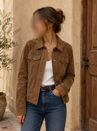 Chaqueta Lefties de ante Talla S