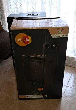 Estufa de gas Equation negra