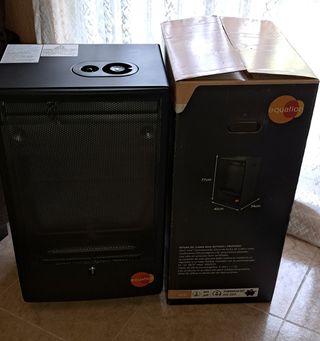 Estufa de gas Equation negra