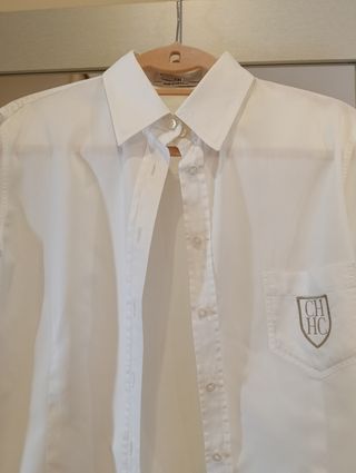 Camisa Carolina Herrera Blanca Talla 14/42