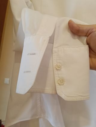 Camisa Carolina Herrera Blanca Talla 14/42