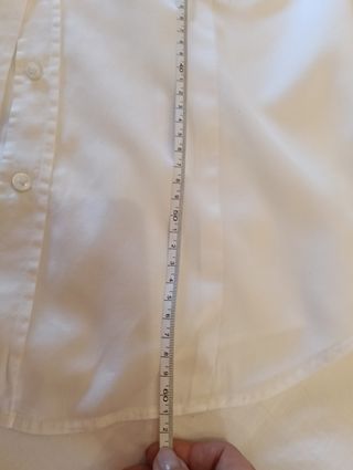 Camisa Carolina Herrera Blanca Talla 14/42
