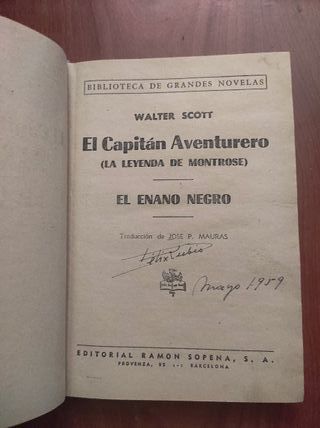 Libro - El capitán aventurero