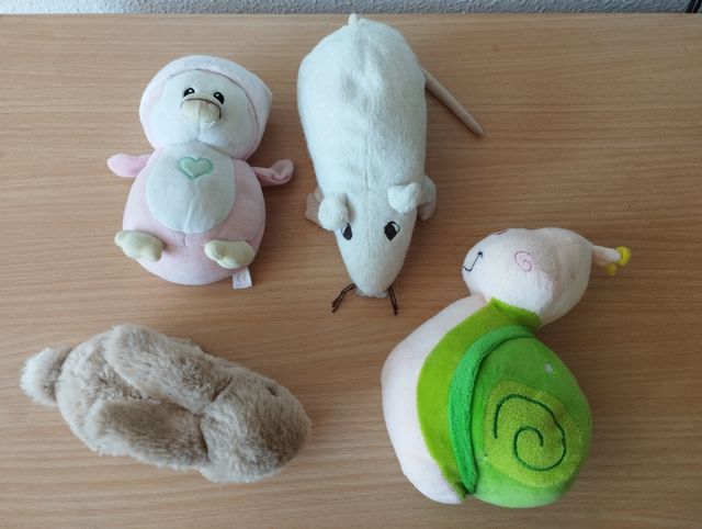 Set di vari animali di peluche