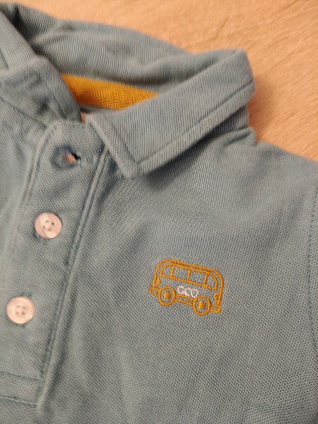 Polo Gocco azul 6-9 meses