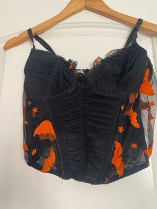 Corpiño Halloween Mujer Talla S