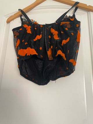 Corpiño Halloween Mujer Talla S