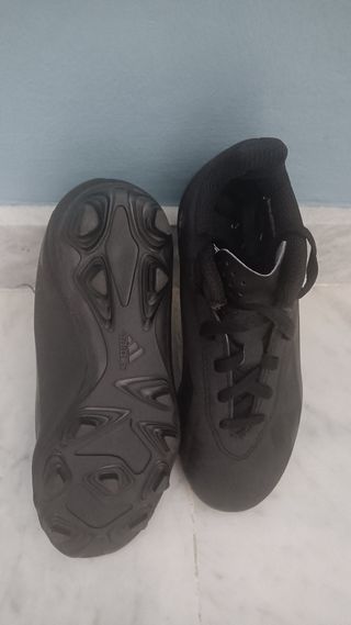 Botas de fútbol Adidas Crazyfat Negras Talla 30