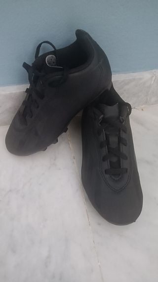 Botas de fútbol Adidas Crazyfat Negras Talla 30