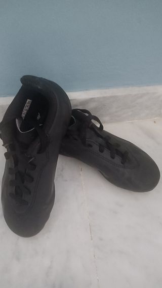 Botas de fútbol Adidas Crazyfat Negras Talla 30